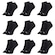 Kit Meia Puma Sapatilha Esportiva - 9 Pares - Masculina PRETO
