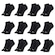 Meia Sapatilha Puma Esportiva - 12 Pares - Feminina PRETO