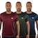 Camiseta Color Sports Dry Mescla - 3 Unidades - Masculino VINHO/VERDE