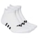 Meia Cano Baixo Adidas Prf - 3 Pares - Unissex BRANCO