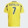 Camisa I Al Nassr FC 24/25 Ronaldo adidas - Infantil AMARELO