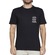 Camiseta Quiksilver Vertical Logos - Masculina PRETO