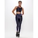 Top Bodyforsure Alça Cruzada Liso Energy - Feminino BRANCO/MARINHO/AMARE