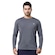 Camiseta Manga Longa Performance Wear Uv 50+ Proteção Solar - Masculina CINZA