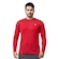 Camiseta Manga Longa Performance Wear Uv 50+ Proteção Solar - Masculina VERMELHO