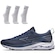 Tênis Mizuno Wave Vitality 4 + 3 Pares de Meia Cano Médio - Unissex AZUL