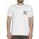 Camiseta Quiksilver Vertical Logos - Masculina Off White