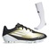 Chuteira de Campo adidas F50 Club Messi + Meião adidas Milano 23 - Adulto AMARELO/PRETO