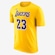 Camiseta Nike Lakers Masculina AMARELO