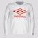 Camisa Manga Longa Umbro Basic Uv - Infantil BRANCO