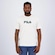 Camiseta Fila Comfort Letter - Masculina BEGE