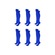 Kit 6 Meiões Penalty Matís Viii - Infantil AZUL CLARO