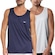Camiseta Regata Mizuno Energy M - 2 Unidades - Masculina AZUL ESC/CINZA