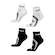 Kit de Meias Cano Médio Hupi Prime com 2 pares - 36 a 42 - Adulto PRETO/BRANCO