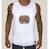 Camiseta Regata WSS Brasil Gym Street - Masculina BRANCO