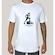 Camiseta WSS Brasil Algodão Prime Wss Old School Gym - Masculina BRANCO