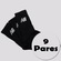 Kit Meias New Balance com 9 Pares Cano Longo Adulto PRETO