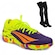 Kit Chuteira Society Penalty Rx Locker Y-3 Infantil + Meião ROXO