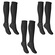Kit Meia Futebol Poker Frisada Training - 34 ao 38 - 3 Unidades - Infantil PRETO