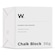 Magnésio em Bloco Chalk Block Cross Training 56g BRANCO