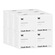 Kit Magnésio em Bloco 56G Chalk Block Cross Escalada - 12 Unidades BRANCO