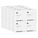 Kit Magnésio em Bloco Chalk Block Cross Escalada 56G - 16 Unidades BRANCO