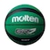 Bola de Basquete Molten Gr7 Rubber Cover Basketball PRETO/VERDE