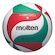 Bola de Volei Molten V5M4500 Volleyball T5 VERMELHO/VERDE