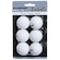 Bola de Tênis de Mesa Yashima 1 Estrela Plástico - 6 Bolas BRANCO