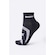 Meia Hupi Running Pro Prime - Tamanho Plus 42-46 - Unissex PRETO/BRANCO
