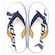 Chinelo Rider Rw Dedo - Masculino AZUL/AMARELO ESC