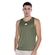 Camiseta Regata adidas Treino Basica - Masculina VERDE/BRANCO