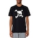 Camiseta Oakley Heritage Skull Tee Blackout - Masculino PRETO