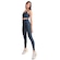 Calça Legging Fusô Live Icon Neo - Feminina AZUL ESC/CINZA