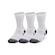 Meia Cano Alto Under Armour Performance Tech - 3 Pares - Unissex BRANCO