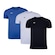 Kit Camiseta Penalty X - 3 Unidades - Infantil PRETO/AZUL