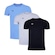 Kit Camiseta Penalty X - 3 Unidades - Infantil PRETO/AZUL CLA