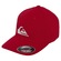 Boné Aba Curva Quiksilver Hologram 3D Logo Sm25 - Fechado - Adulto VERMELHO