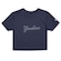 Camiseta New Era Cropped Mlb New York Yankees Script - Feminina AZUL