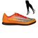 Kit Chuteira Futsal Topper Strike Vi e Meião - Adulto LARANJA/PRETO