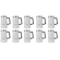 Kit Caneco Térmico Pullo Prosit - 10 Unidades - 700ml BRANCO