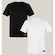 Camiseta Wss Algodão Prime Basic - 2 Unidades - Masculina PRETO/BRANCO