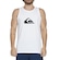 Camiseta Regata Quiksilver Comp Logo - Masculina BRANCO