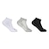 Meia Cano Curto Hoahi - 3 Pares - Feminina CINZA/PRETO