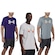 Camiseta Under Armour Big Logo 2.0 Ss Lam - 3 Unidades - Masculina AZUL
