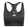 Top adidas Treino Powereact Suporte Médio - Feminino PRETO/BRANCO