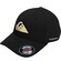 Boné Quiksilver Textured High Logo - Fechado - Adulto PRETO