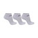 Meia Cano Curto Fila Lisa Br 34-38 - 3 Pares - Unissex BRANCO