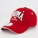 Boné Puma Squad - Strapback - Adulto VERMELHO