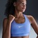 Top Fitness Nike Swoosh - Feminino AZUL